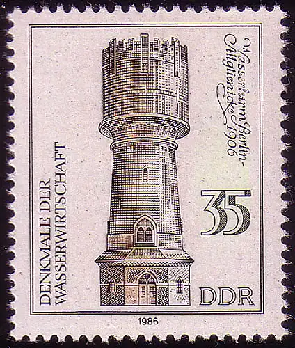 2994 Denkmale Wissenschaft 35 Pf Wasserturm **