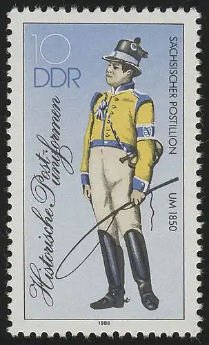 2997 Uniformes postaux historiques 10 Pf **