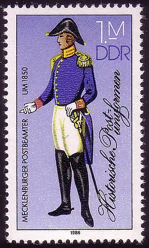 3000 Historische Postuniformen 100 Pf **