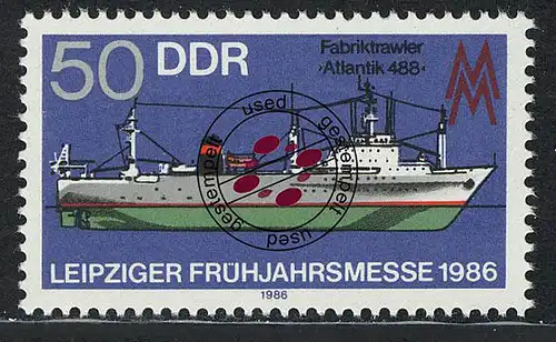 3004 Leipziger Frühjahrsmesse 50 Pf 1986 O