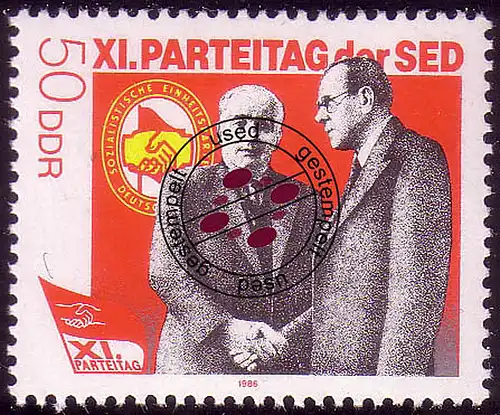 3011 SED 50 Pf 1986 Pieck O