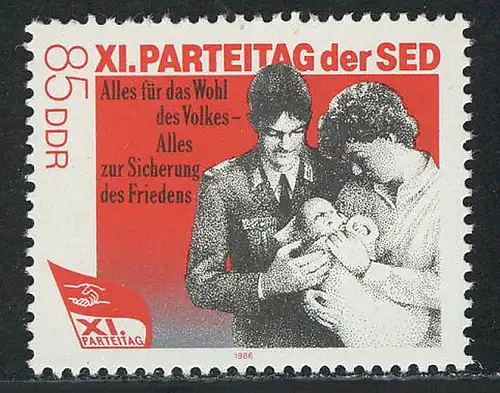 3012 SED 85 Pf 1986 Famille avec enfant**