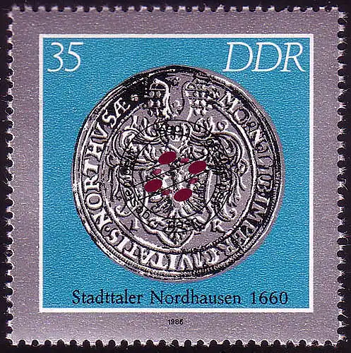 3041 Historische Münzen Städtetaler 35 Pf Nordhausen O