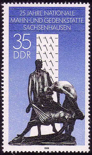 3051 Mahn- und Gedenkstätten 1986 Sachsenhausen **