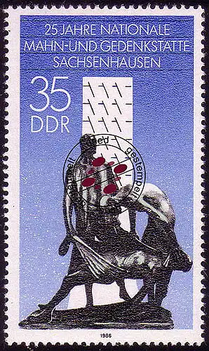 3051 Mahn- und Gedenkstätten 1986 Sachsenhausen O