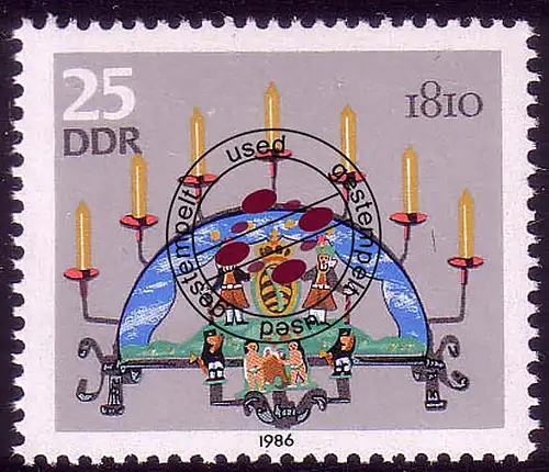 3059 Arc de Schweibergisch 25 Pf O