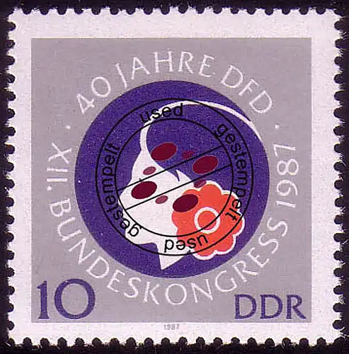 3079 Fédération démocratique des femmes de l'Allemagne O