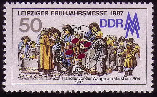3081 Leipziger Frühjahrsmesse 50 Pf 1987 O