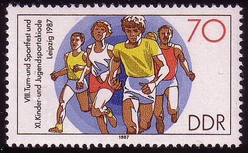 3116 Kinder- und Jugendspartakiade 70 Pf Meilenlauf **