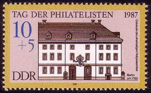 3118 Tag der Philatelisten 10+5 Pf **