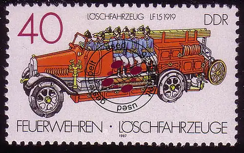 3103 Feuerwehren Löschfahrzeuge 40 Pf O