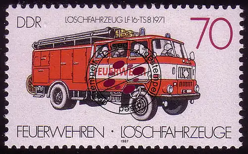 3104 Feuerwehren Löschfahrzeuge 70 Pf O