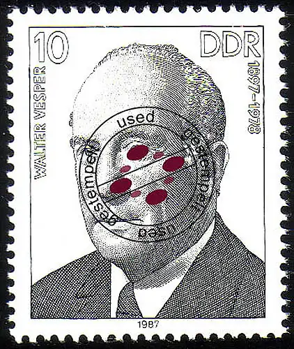 3084 Mouvement ouvrier perse 1987 Walter Vesper O