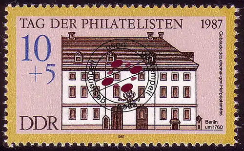 3118 Tag der Philatelisten 10+5 Pf O