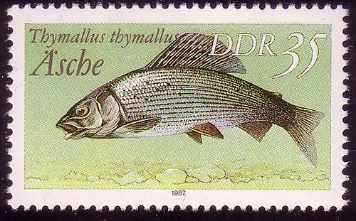 3098 Poissons d'eau douce 35 Pf As **