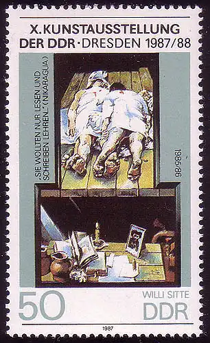 3125 Exposition d'art Dresde 50 Pf **