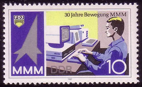 3132 Messe der Meister von morgen 10 Pf 1987 **