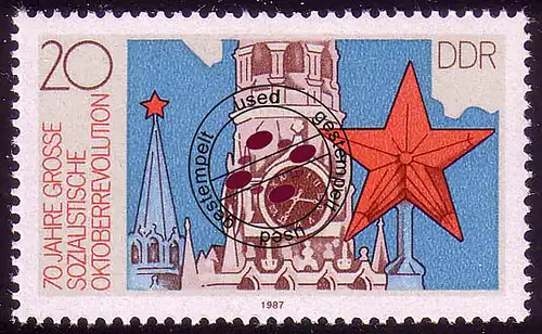 3131 Oktoberrevolutionin Rußland 20 Pf O