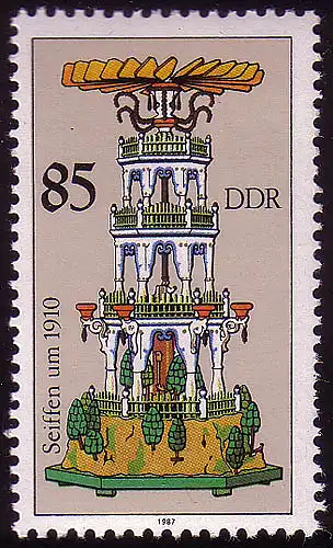 3139 Pyramides de Noël Mines Métallifères 85 Pf Seiffen **