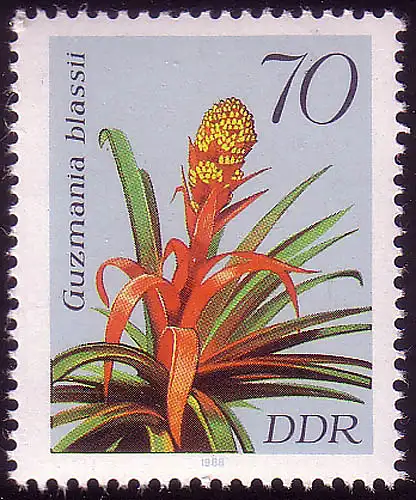 3152 Bromelien 70 Pf, postfrisch **