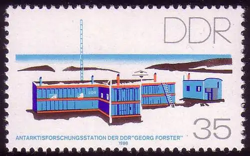 3160 Antarktisforschungsstation Georg Forster, postfrisch **