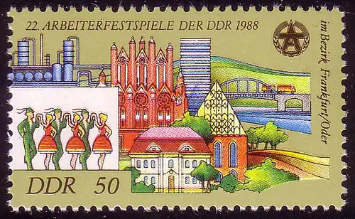 3169 Festival des ouvriers 50 Pf **