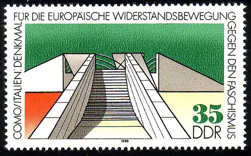 3196 Mémorial et mémorial 1988 35 Pf