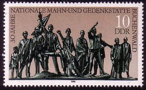 3197 Mémorial et mémorial 1988 10 Pf **