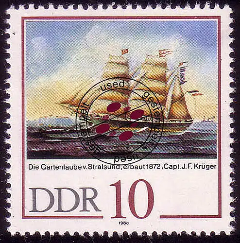 3199 Schiffer-Compagnie 10 Pf O