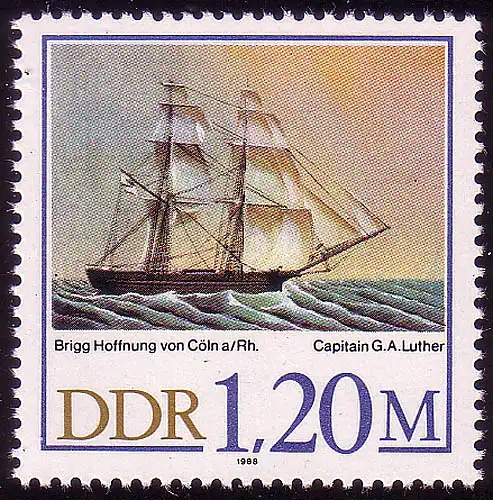 3201 Schiffer-Compagnie 1,20 M ** postfrisch