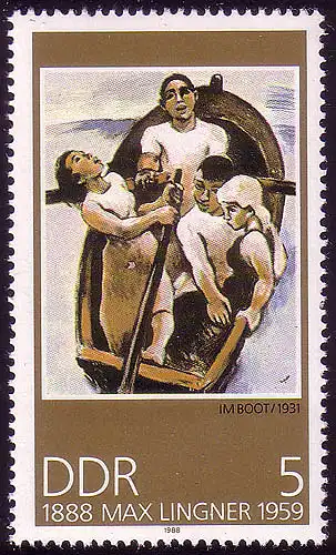 3209 Max Lingner 5 Pf ** postfrisch