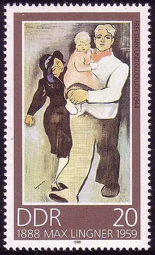 3211 Max Lingner 20 Pf ** postfrisch