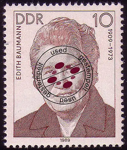 3222 Personnalités Mouvement ouvrier Baumann O