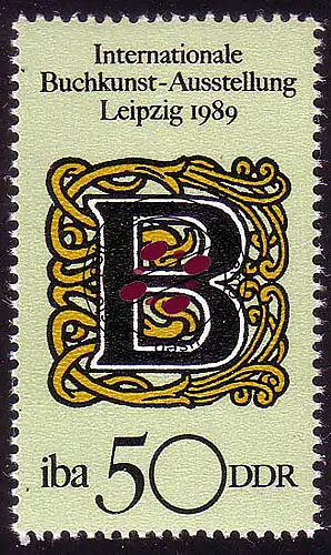 3246 Buchkunstausstellung IBA 50 Pf O