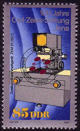 3253 Carl-Zeiss-Stiftung 85 Pf O
