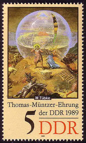 3269 Thomas Müntzer II 5 Pf 1989 **