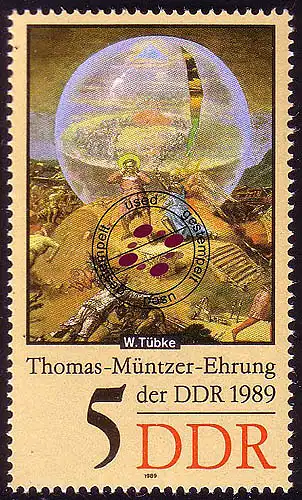 3269 Thomas Müntzer II 5 Pf 1989 O
