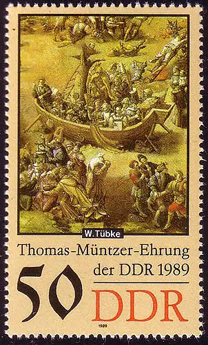 3272 Thomas Müntzer II 50 Pf 1989 **