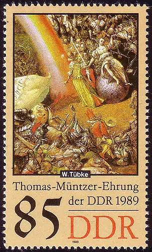 3273 Thomas Müntzer II 85 Pf 1989 **