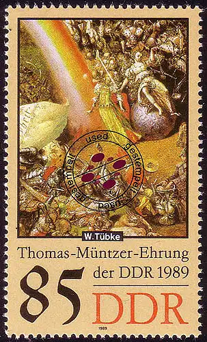 3273 Thomas Müntzer II 85 Pf 1989 O