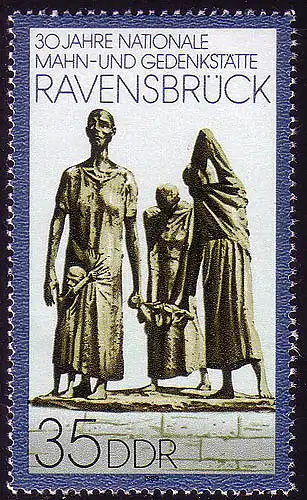 3274 Mahn- und Gedenkstätten 35 Pf Ravenbrück 1989 **