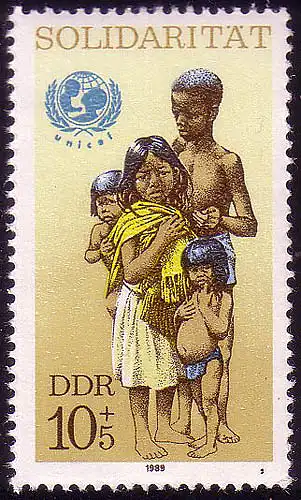 3275 Internationale Solidarität 10+5 Pf 1989 **