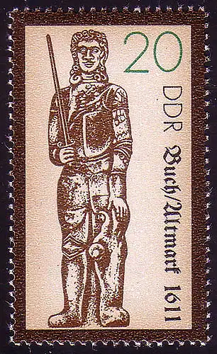 3287 Historische Denkmale Rolandsäulen II 20 Pf 1989 **