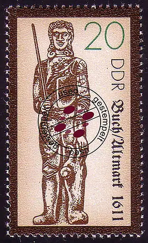 3287 Historische Denkmale Rolandsäulen II 20 Pf 1989 O