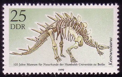 3325 Museum Naturkunde Humboldt-Universität 25 Pf **