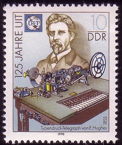 3332 Union des télécommunications 10 Pf 1990 **