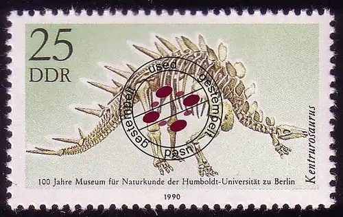 3325 Musée d'histoire naturelle Université Humboldt 25 Pf O