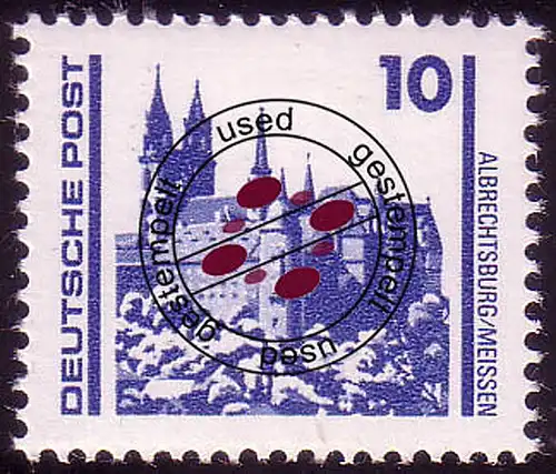 3344 Bâtiments et monuments 10 Pf Albrechtsburg Dom O