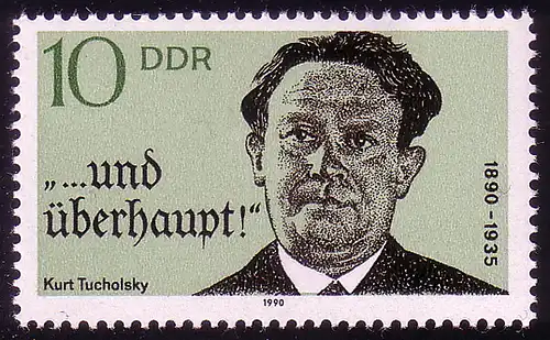 3321 Bedeutende Persönlichkeiten Tucholsky 1990 **