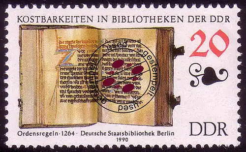 3340 Kostbarkeiten in Bibliotheken 20 Pf O